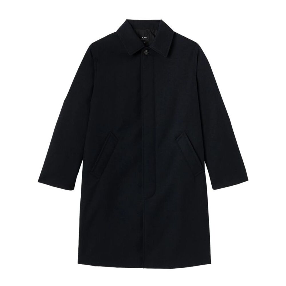 Water-Repellent Wool Mac Women